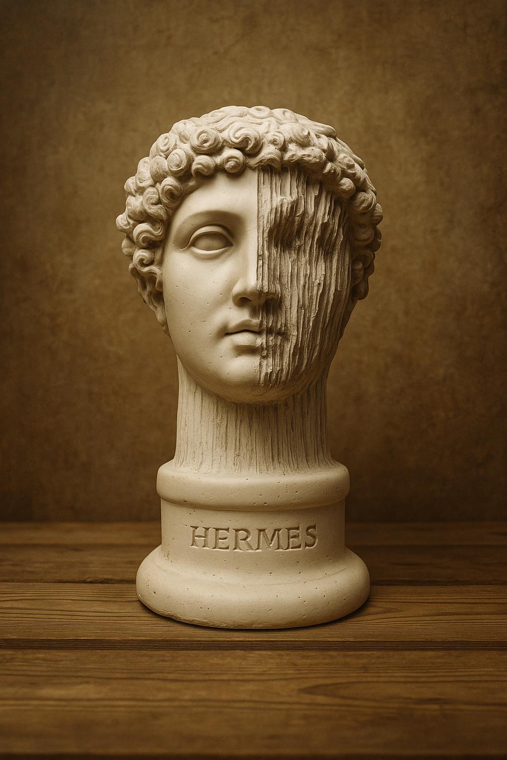 HERMES BÜSTÜ Dekoratif Heykel Yunan Mitolojisi